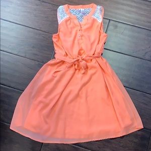 Japna Size 12 Lace Chiffon Dress CUTE!!!